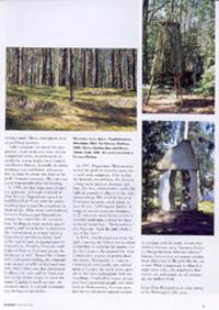 The article about Europos Parkas by Joyce E.Weinstein - SCULPTURE magazine